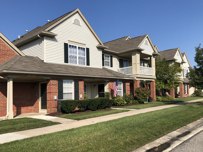 Suburban townhouses