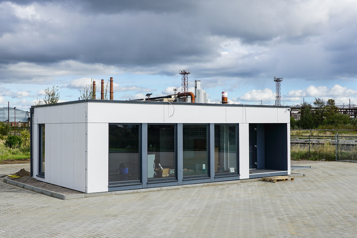 a new modular house for a small office
