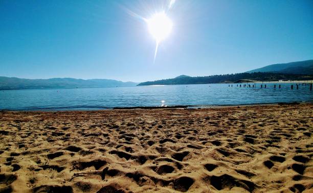 A landscape of a beach