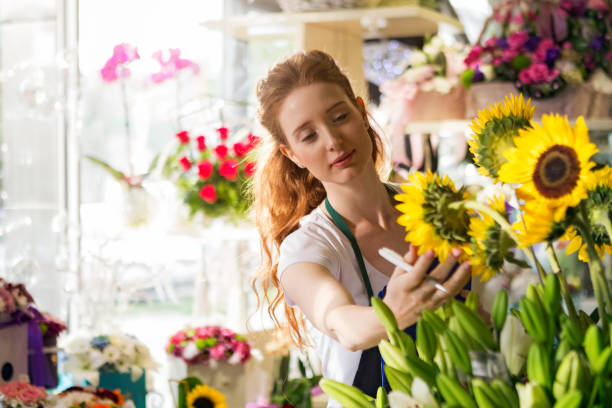 flower shop led by young woman smiling