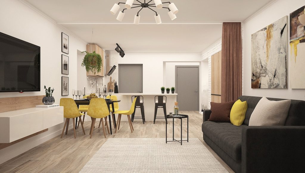 living kitchen rooma